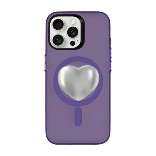 SILVER HEART-iPhone 13 Pro Max Hold Kılıf MagSafe Özellikli