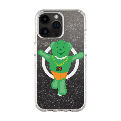GREEN BEAR-iPhone 14 Pro Max Shiny Kılıf MagSafe Özellikli