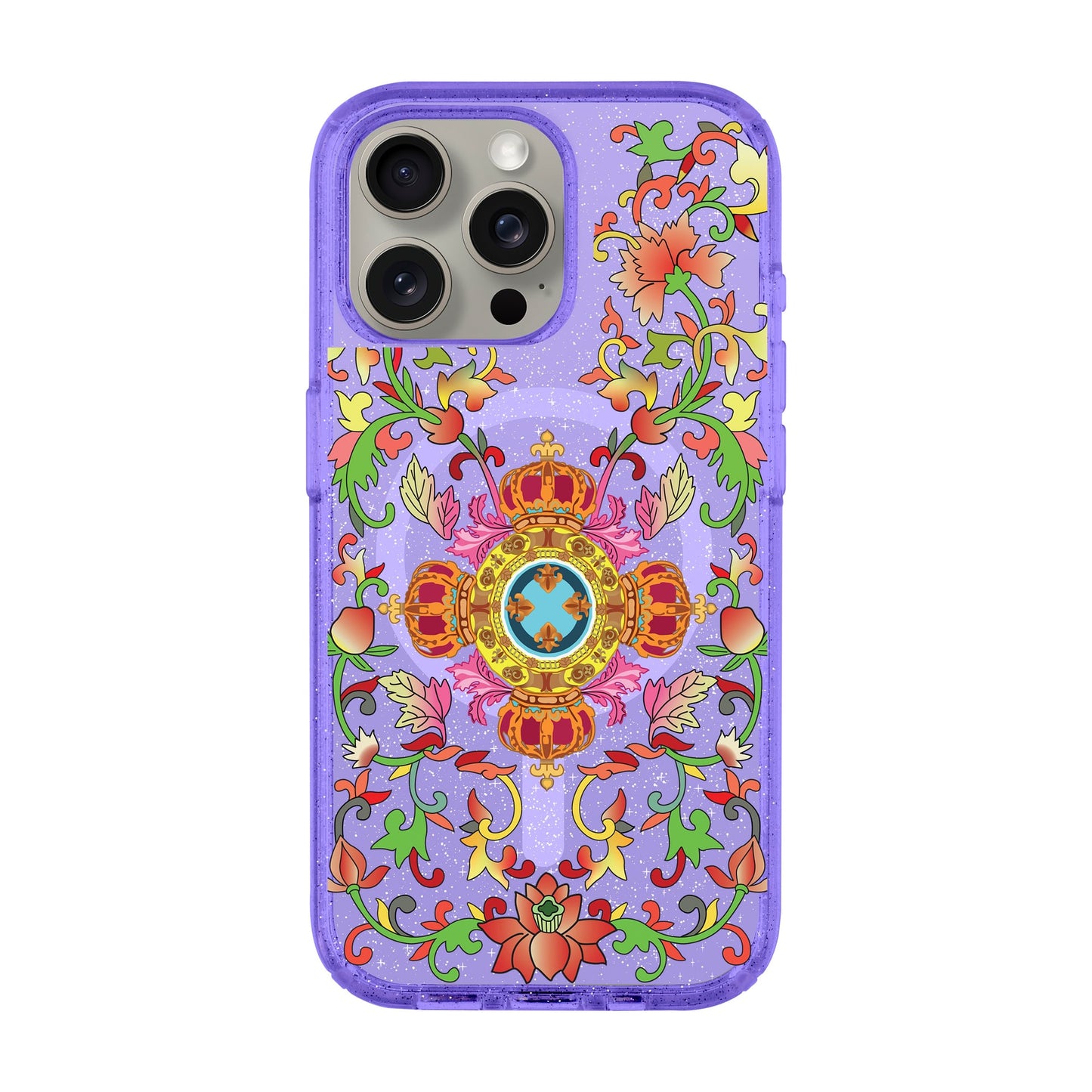 SPIRAL-iPhone 15 Pro Max Shiny Kılıf MagSafe Özellikli