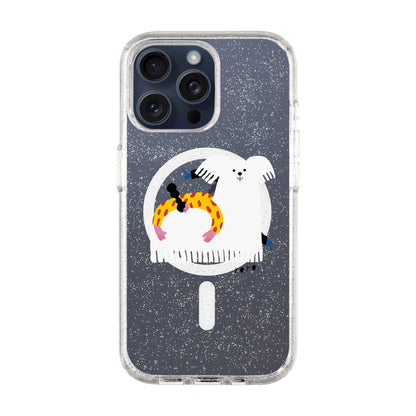 FANCY DOG-iPhone 15 Pro Max Shiny Kılıf MagSafe Özellikli