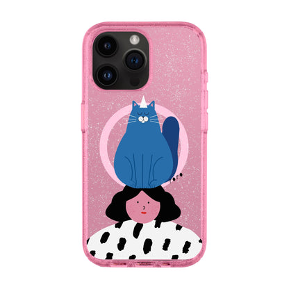 NAUGHTY CAT-iPhone 14 Pro Max Shiny Kılıf MagSafe Özellikli