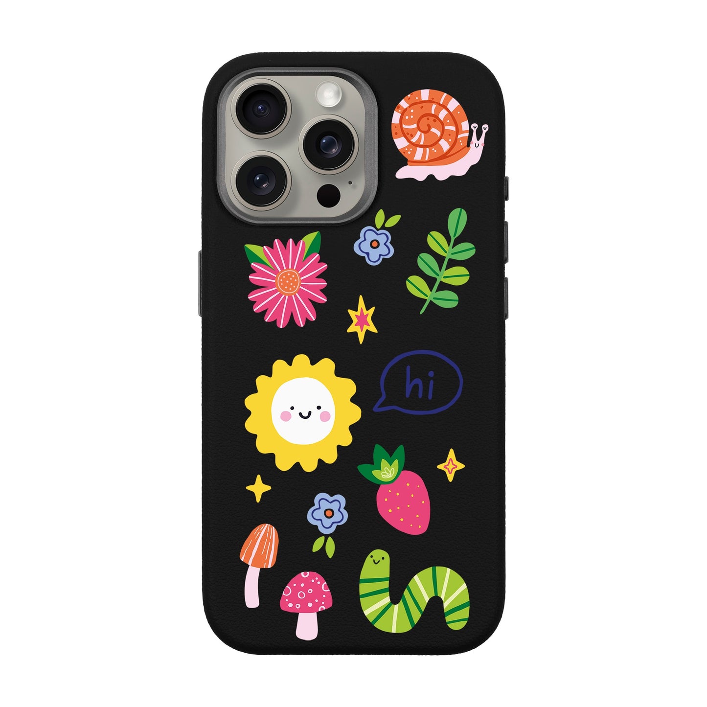 HELLO NATURE-iPhone 15 Pro Max Leather Premium Kılıf MagSafe Özellikli
