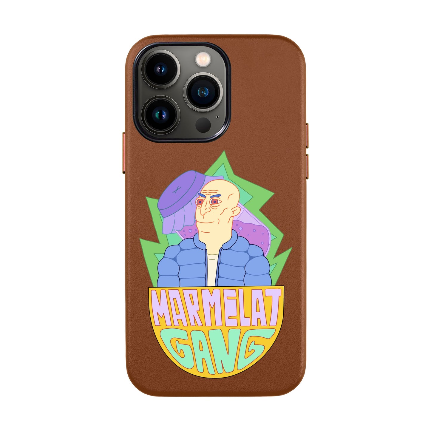 MARMELAT GANG-iPhone 13 Pro Leather Kılıf