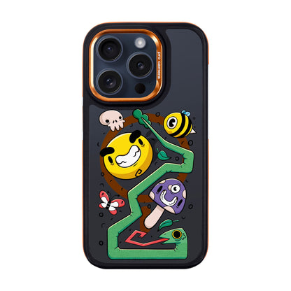 NADUR-Dark Kılıf MagSafe Özellikli - iPhone 15 Pro