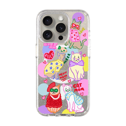 CAT MOM-iPhone 15 Pro Shiny Kılıf MagSafe Özellikli