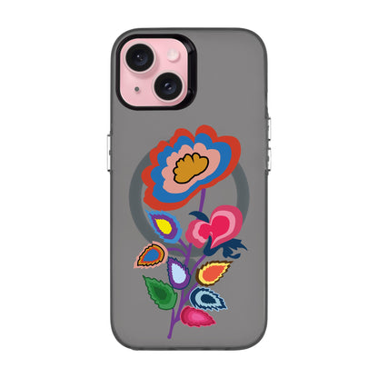 KNITTED FLOWER-iPhone 15 Hold Kılıf MagSafe Özellikli