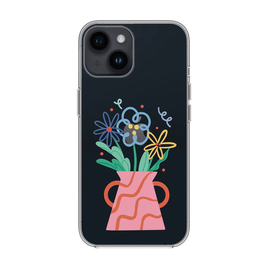 PINK VASE-iPhone 14 Solid Kılıf