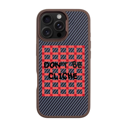 DON'T BE CLICHE-iPhone 16 Pro Max Plaid Kılıf MagSafe Özellikli
