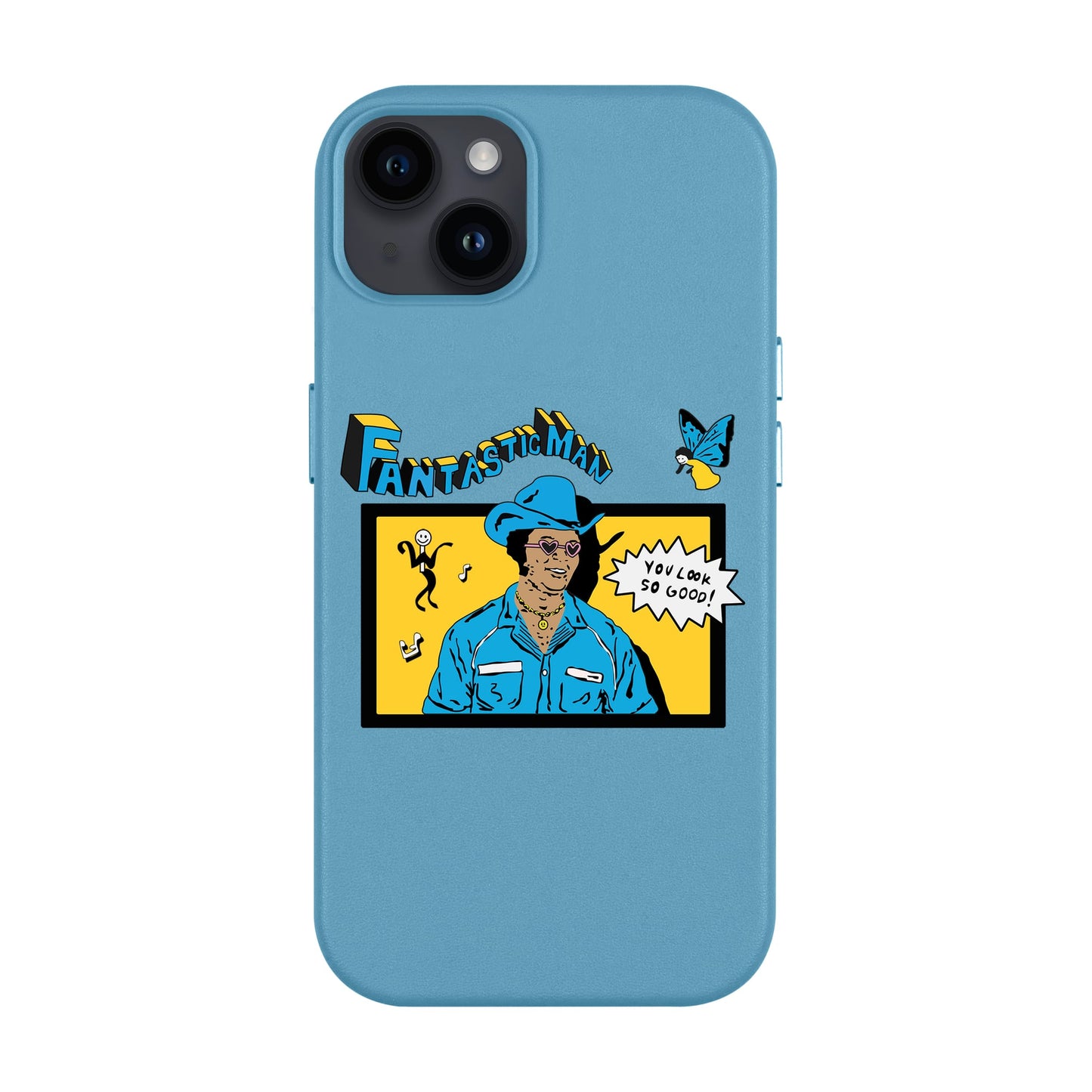 FANTASTIC MAN-iPhone 14 Plus Leather Kılıf MagSafe Özellikli