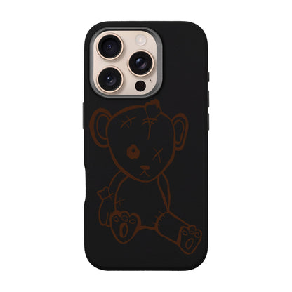 BABY BEAR-iPhone 16 Pro Leather Premium Kılıf MagSafe Özellikli