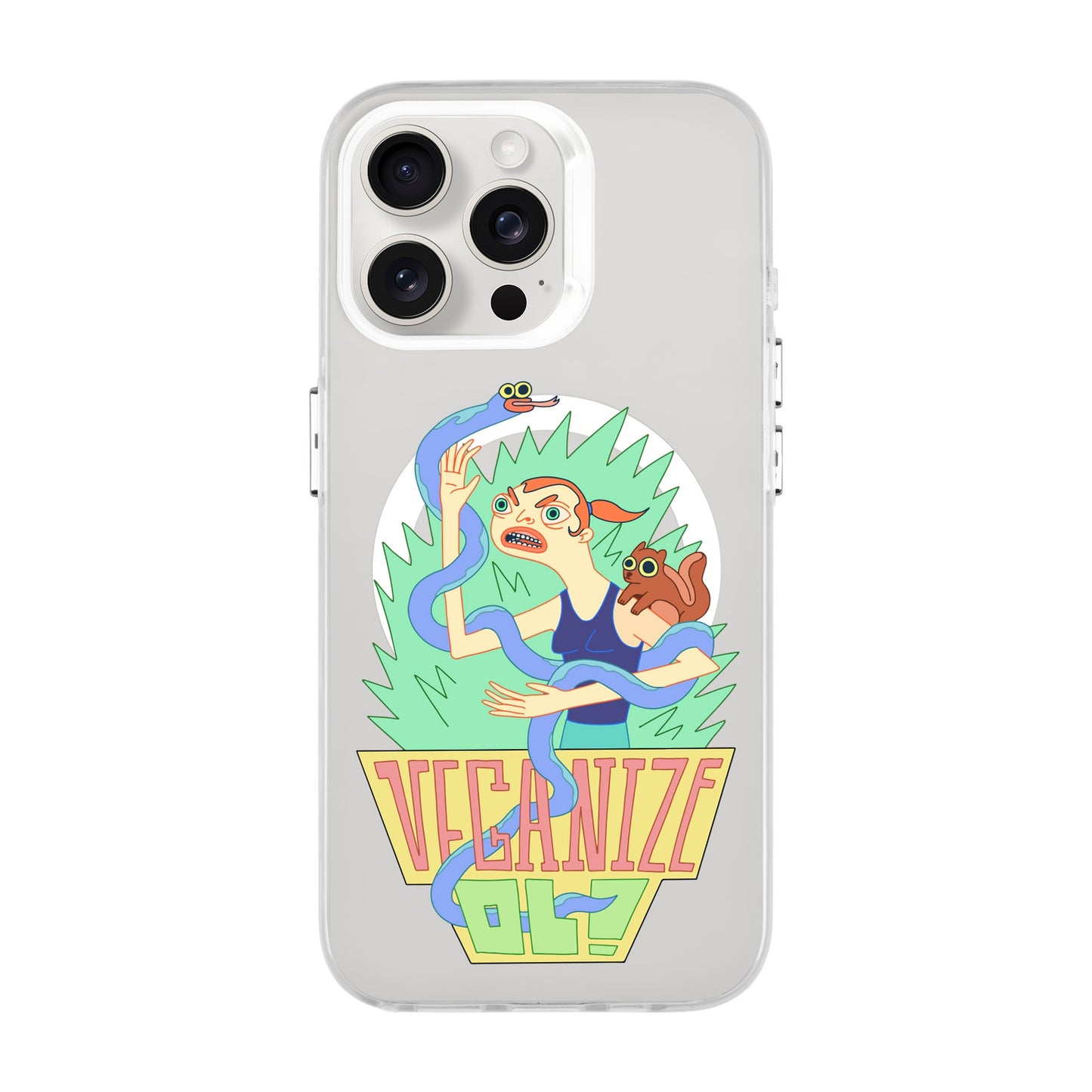 VEGANİZE-iPhone 15 Pro Max Hold Kılıf MagSafe Özellikli