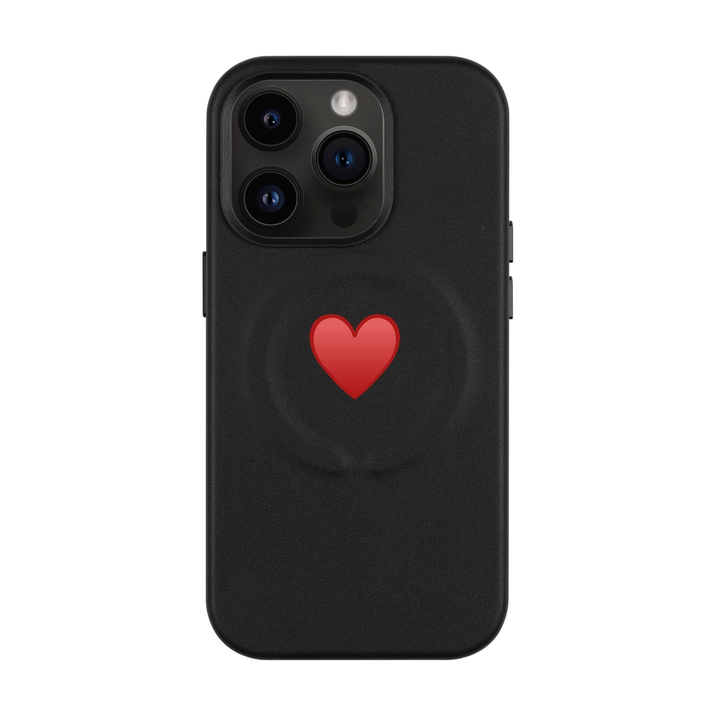 SPREAD HEART-Leather Kılıf MagSafe Özellikli - iPhone 14 Pro