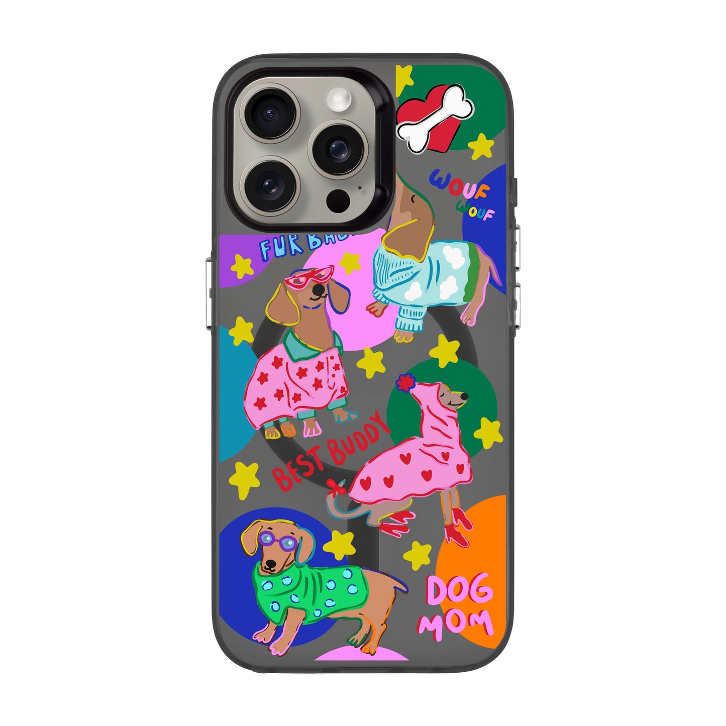 DOG MOM-iPhone 15 Pro Max Hold Kılıf MagSafe Özellikli