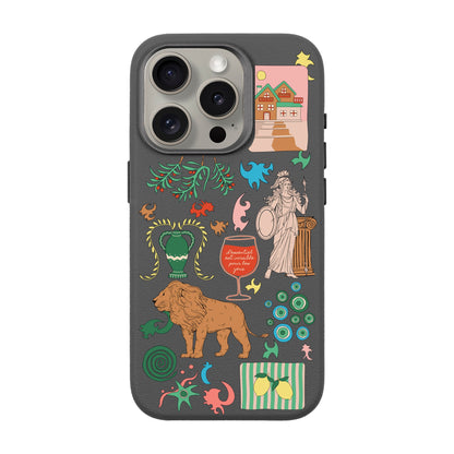 IODES SOUL TRAVELLER-iPhone 15 Pro Leather Premium Kılıf MagSafe Özellikli
