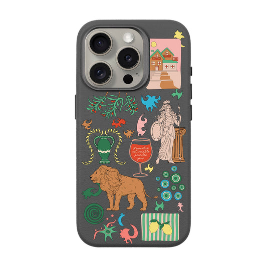 IODES SOUL TRAVELLER-iPhone 15 Pro Leather Premium Kılıf MagSafe Özellikli