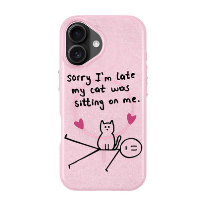 SORRY I'M LATE-iPhone 16 Radiant Kılıf MagSafe Özellikli