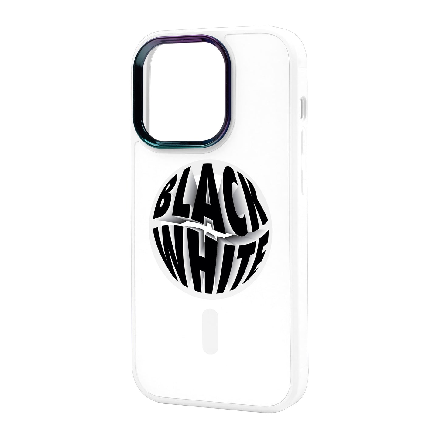 BLACK WHITE-iPhone 14 Pro Max Vigor Kılıf MagSafe Özellikli