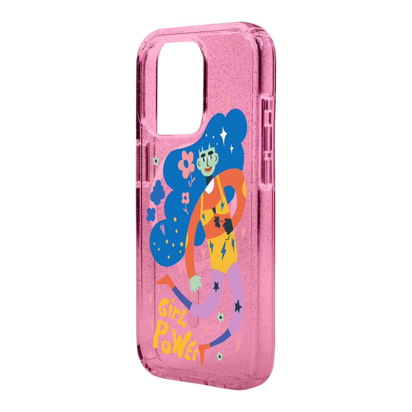 GIRL POWER-iPhone 15 Plus Shiny Kılıf MagSafe Özellikli