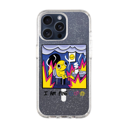 I AM FINE-iPhone 15 Pro Max Shiny Kılıf MagSafe Özellikli