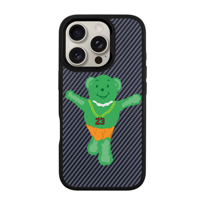 GREEN BEAR-iPhone 16 Pro Plaid Kılıf MagSafe Özellikli