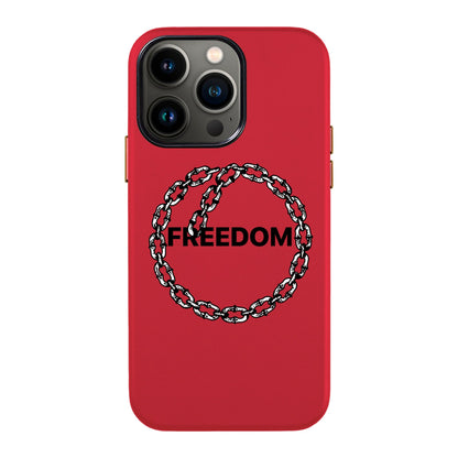 FREEDOM-iPhone 13 Pro Max Leather Kılıf