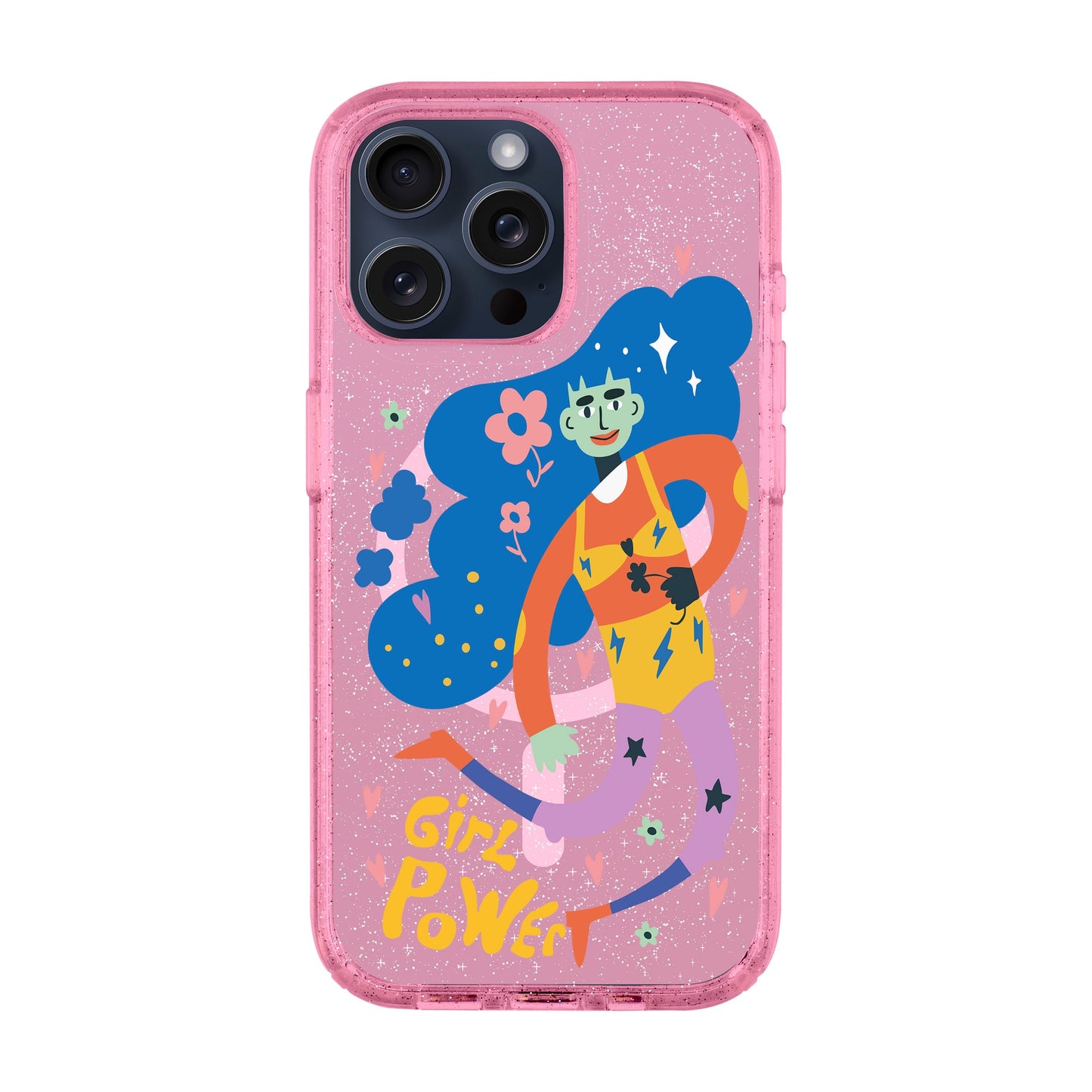 GIRL POWER-iPhone 15 Pro Max Shiny Kılıf MagSafe Özellikli