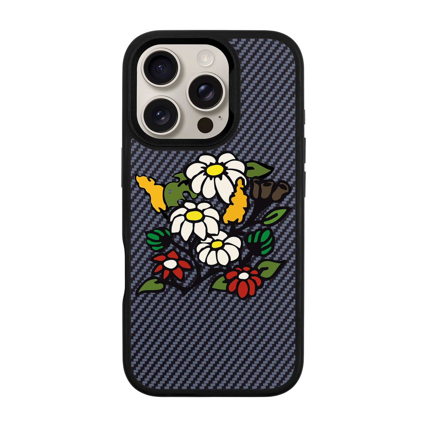 BUNDLE-iPhone 16 Pro Plaid Kılıf MagSafe Özellikli