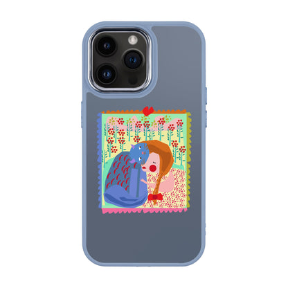 KEDİ POSTA PULU-iPhone 14 Pro Max Proof Kılıf