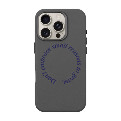 GROW-iPhone 16 Pro Leather Premium Kılıf MagSafe Özellikli