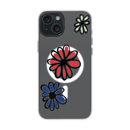 FLORIST-iPhone 15 Plus Solid Kılıf MagSafe Özellikli