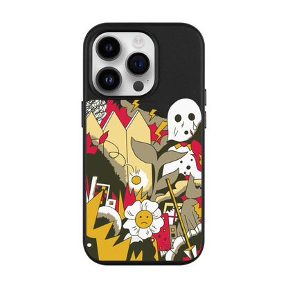 EVERYTHING IS BURNING-Leather Kılıf MagSafe Özellikli - iPhone 14 Pro