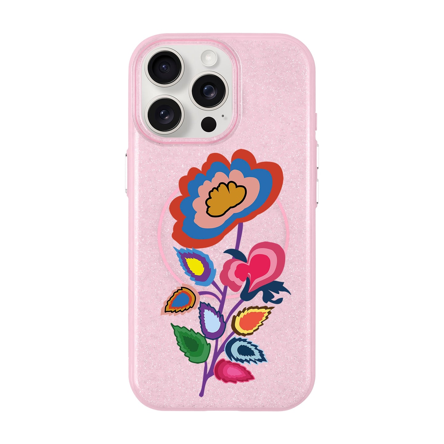 KNITTED FLOWER-iPhone 15 Pro Max Radiant Kılıf MagSafe Özellikli