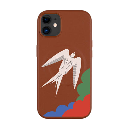 L’OISEAU LIBRE-Leather Kılıf MagSafe Özellikli - iPhone 11
