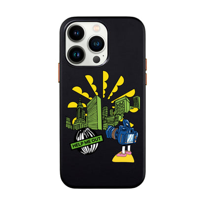 HELP ME OUT-iPhone 13 Pro Leather Kılıf