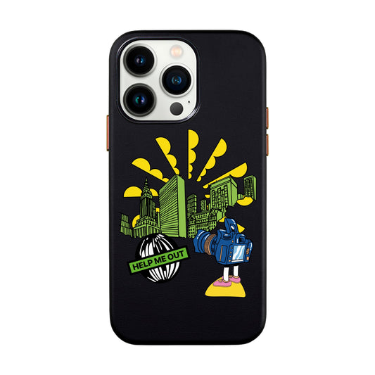 HELP ME OUT-iPhone 13 Pro Leather Kılıf