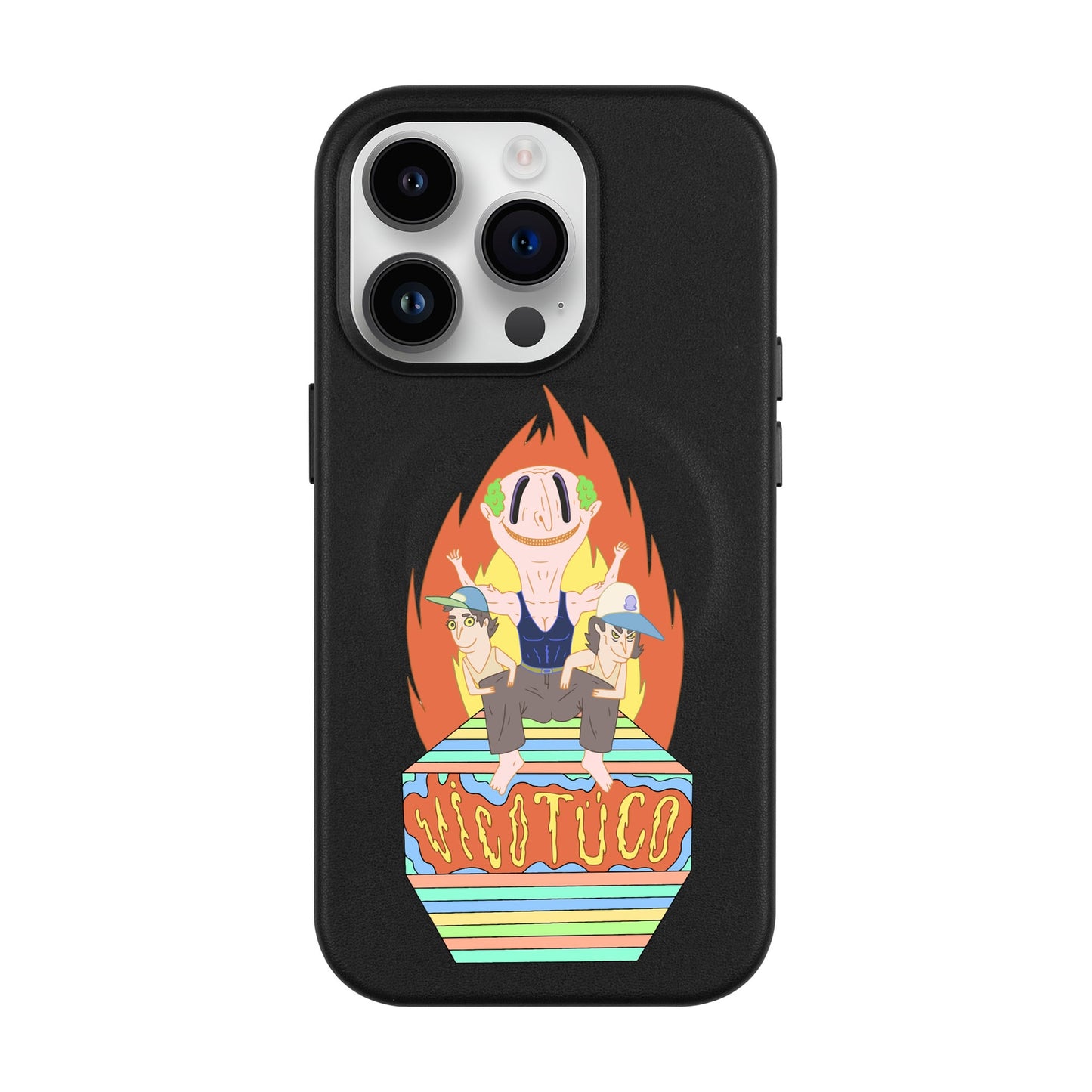 VİCOTÜCO ADAM-Leather Kılıf MagSafe Özellikli - iPhone 14 Pro