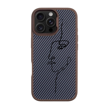 FACE-iPhone 16 Pro Max Plaid Kılıf MagSafe Özellikli