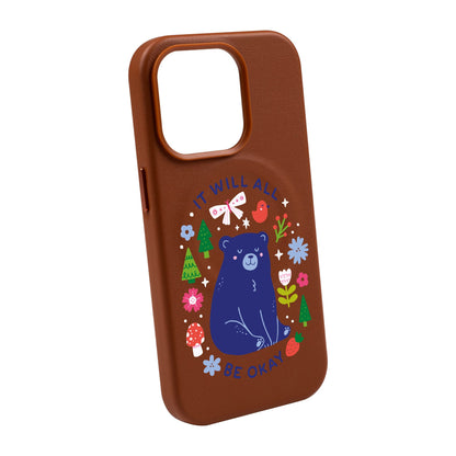BE OKEY-iPhone 14 Plus Leather Kılıf MagSafe Özellikli