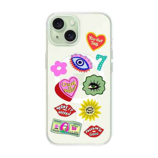 HM STICKERS-iPhone 15 Solid Kılıf MagSafe Özellikli