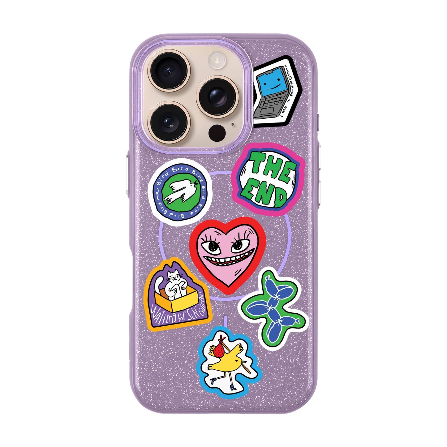 TŌTEN STICKERZ-iPhone 16 Pro Radiant Kılıf MagSafe Özellikli
