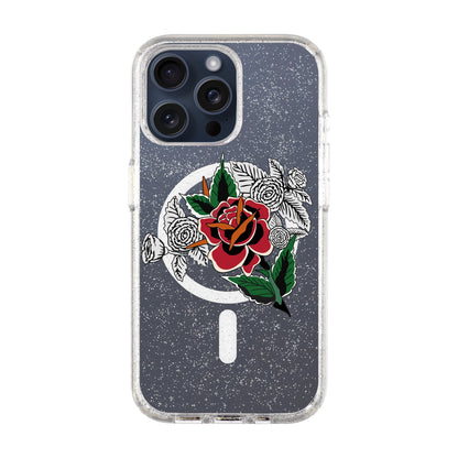 DRY ROSE-iPhone 15 Pro Max Shiny Kılıf MagSafe Özellikli