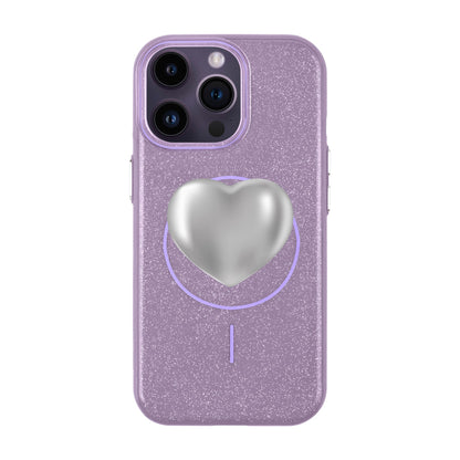 SILVER HEART-iPhone 14 Pro Max Radiant Kılıf MagSafe Özellikli