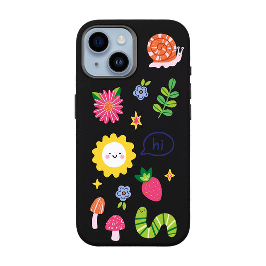 HELLO NATURE-iPhone 14 Leather Premium Kılıf MagSafe Özellikli