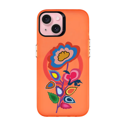 KNITTED FLOWER-iPhone 15 Hold Kılıf MagSafe Özellikli
