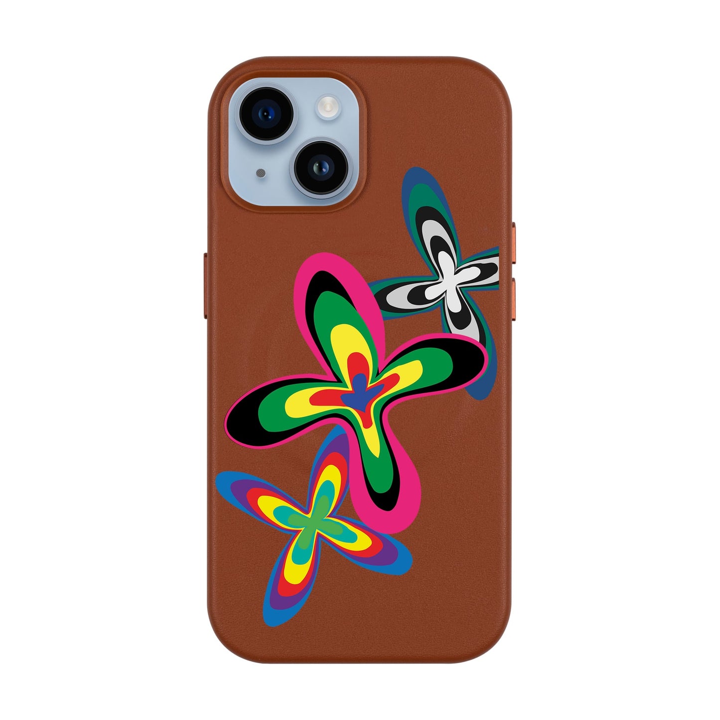 COLOR FLOWER-Leather Kılıf MagSafe Özellikli - iPhone 11