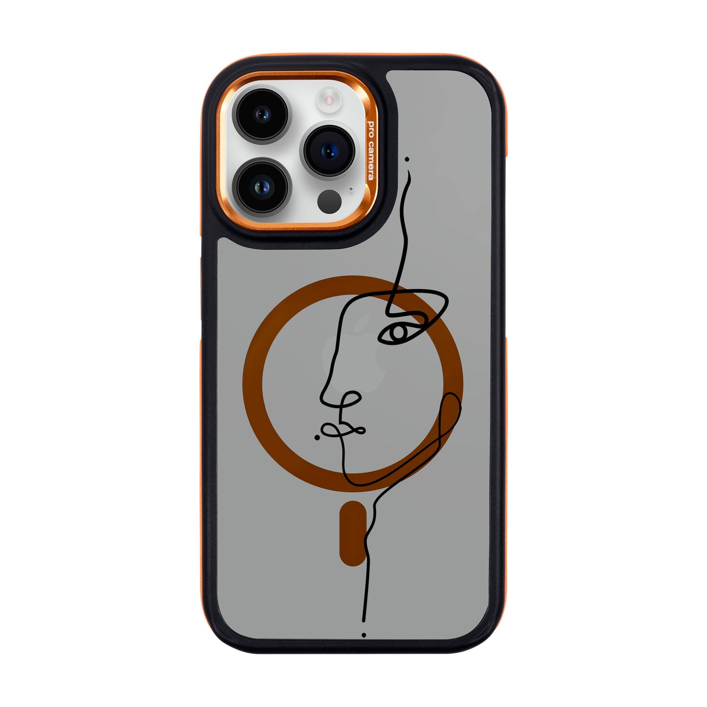 FACE-iPhone 14 Pro Max Dark Kılıf MagSafe Özellikli