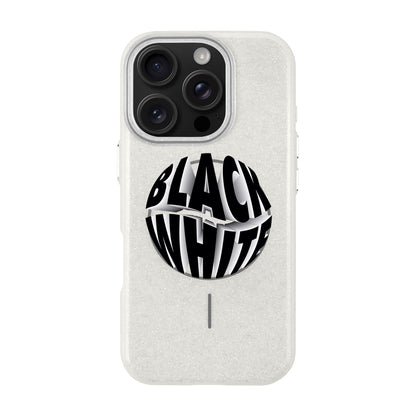 BLACK WHITE-iPhone 16 Pro Radiant Kılıf MagSafe Özellikli
