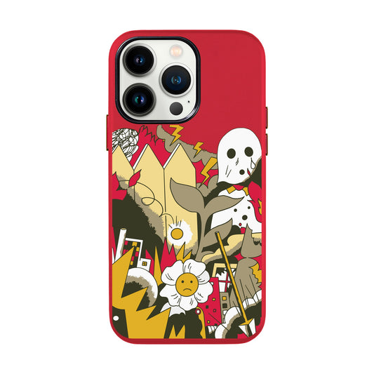 EVERYTHING IS BURNING-iPhone 13 Pro Max Leather Kılıf