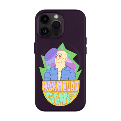 MARMELAT GANG-iPhone 14 Pro Max Leather Kılıf MagSafe Özellikli