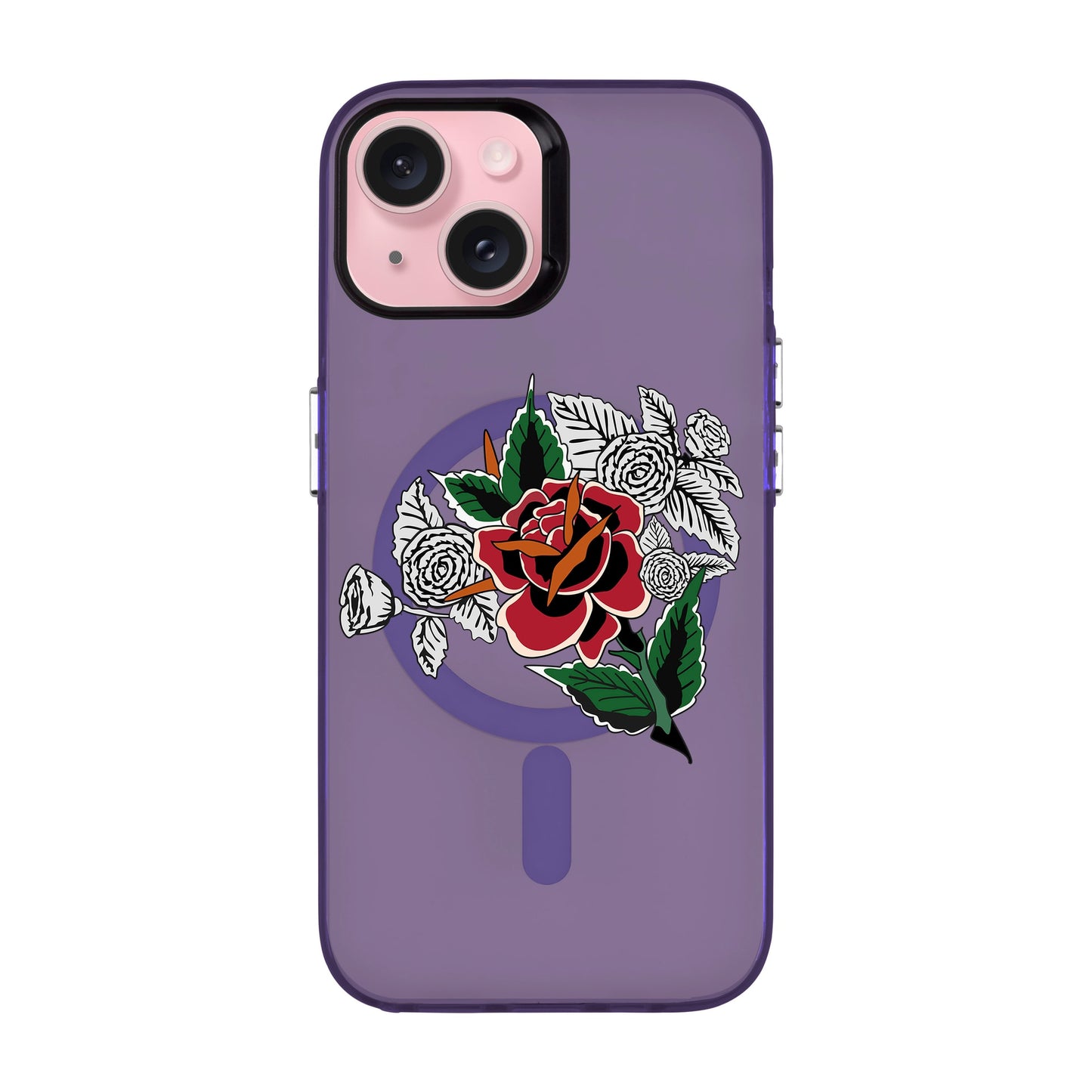 DRY ROSE-iPhone 15 Hold Kılıf MagSafe Özellikli